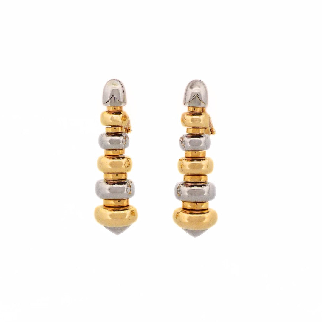 Bulgari 18K Bicolor Gold Celtica Earclip Earrings