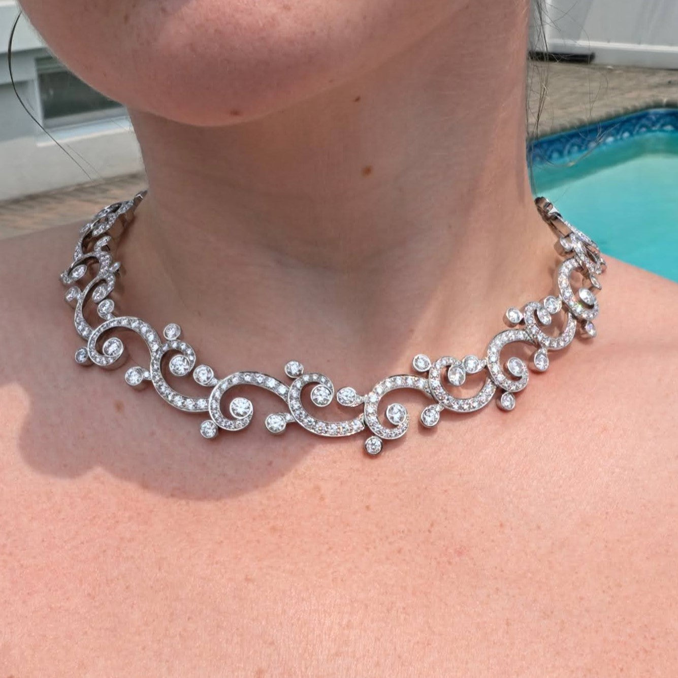 Cartier Diamond 'Boudoir' Collar Necklace