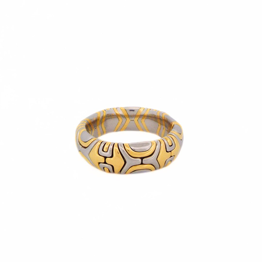 Bulgari Alveare 18K Gold Steel Bracelet