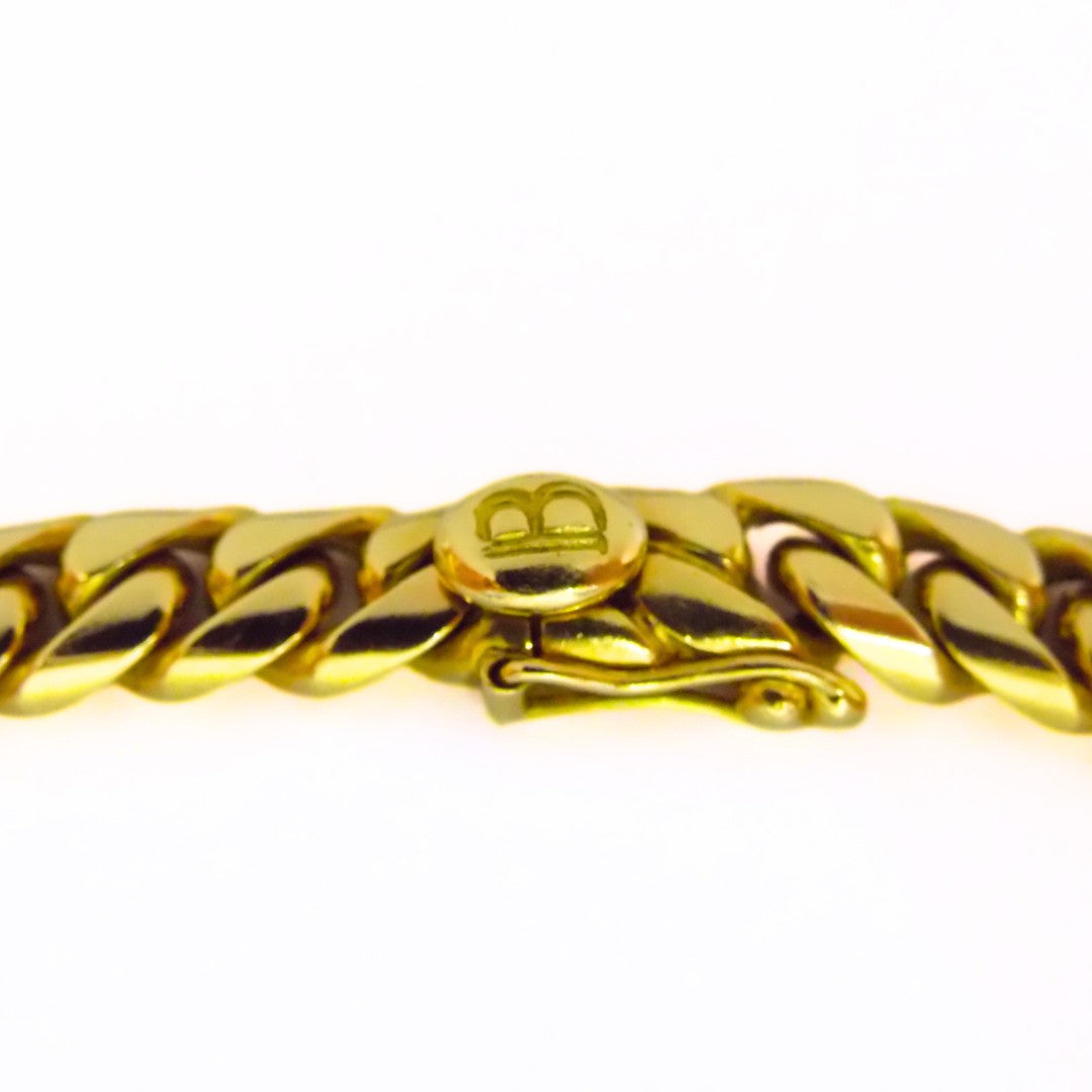 Bulgari 18K Gold 3 Coin Monete Necklace
