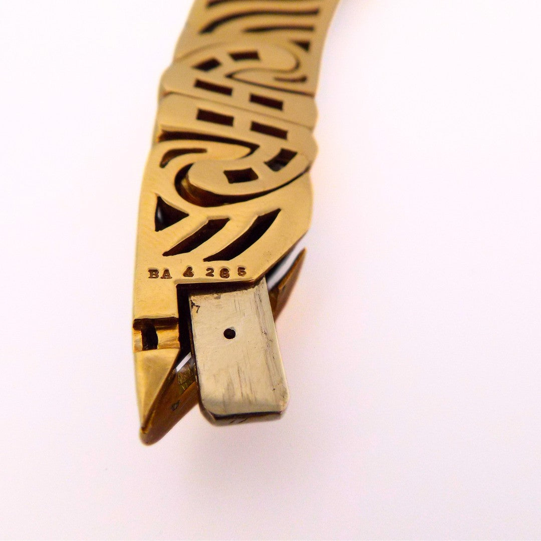 Bulgari Steel and Gold Collar Necklace