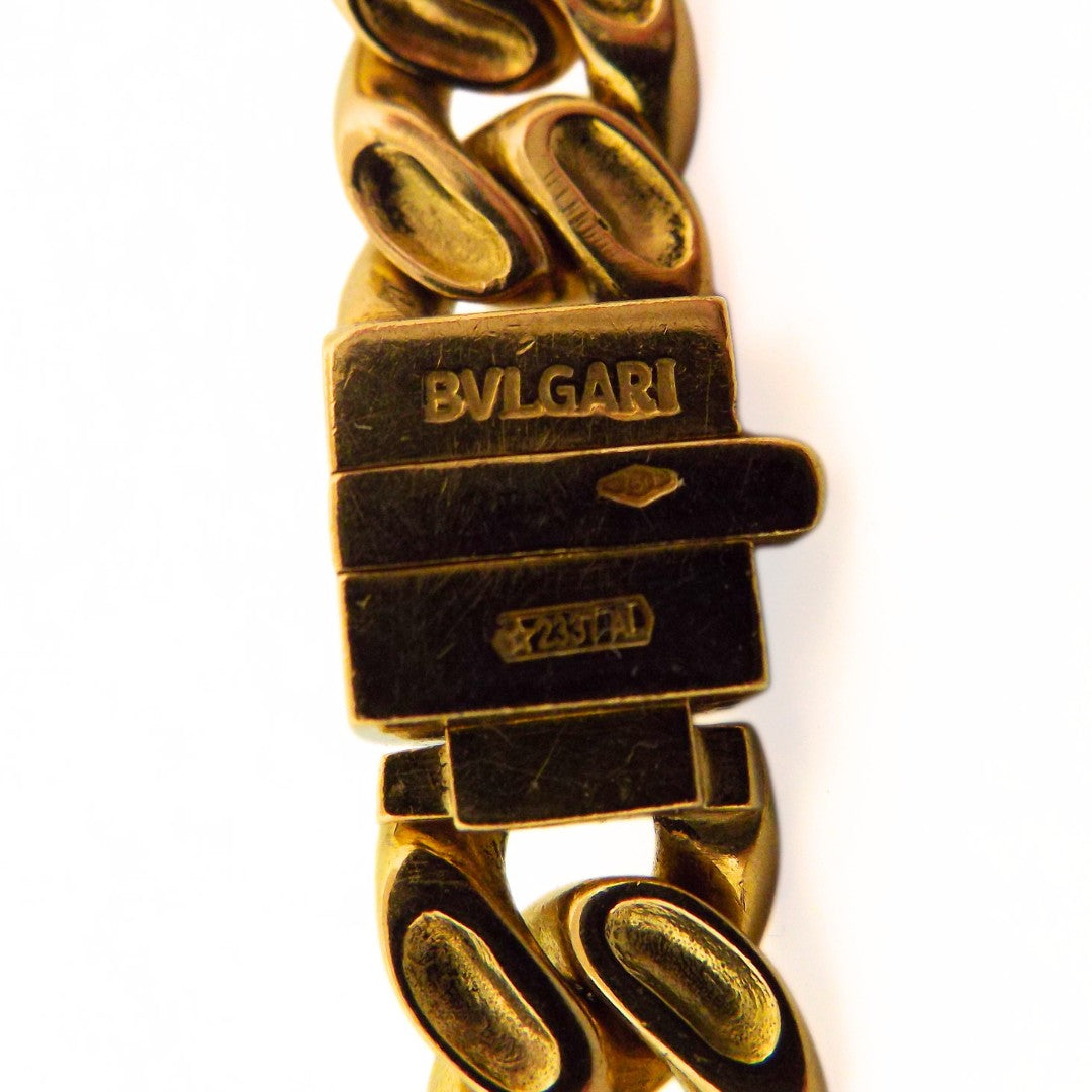 Bulgari 18K Amethyst Citrine Chain Necklace