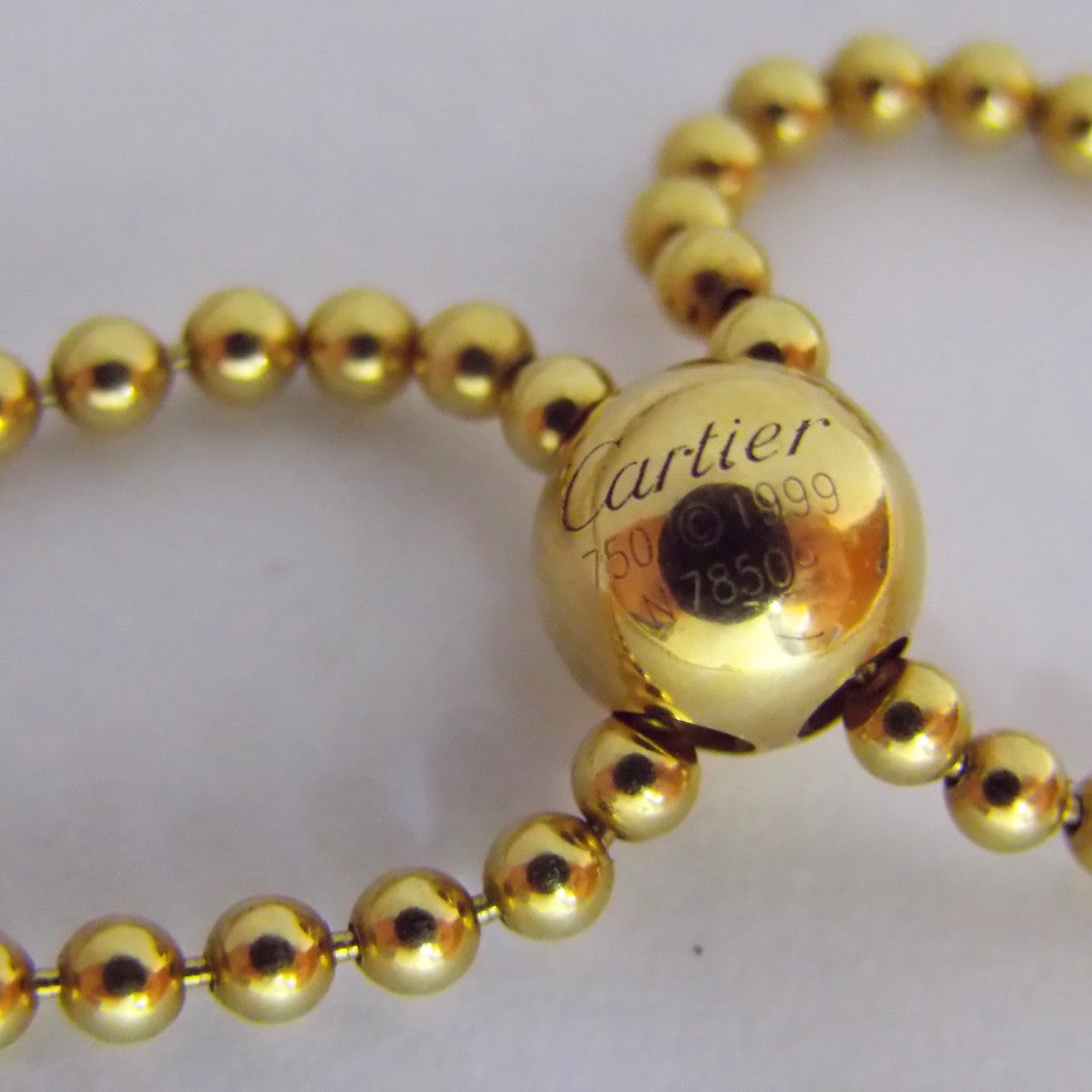 Cartier Draperie 18K Gold Diamond Lariat Necklace