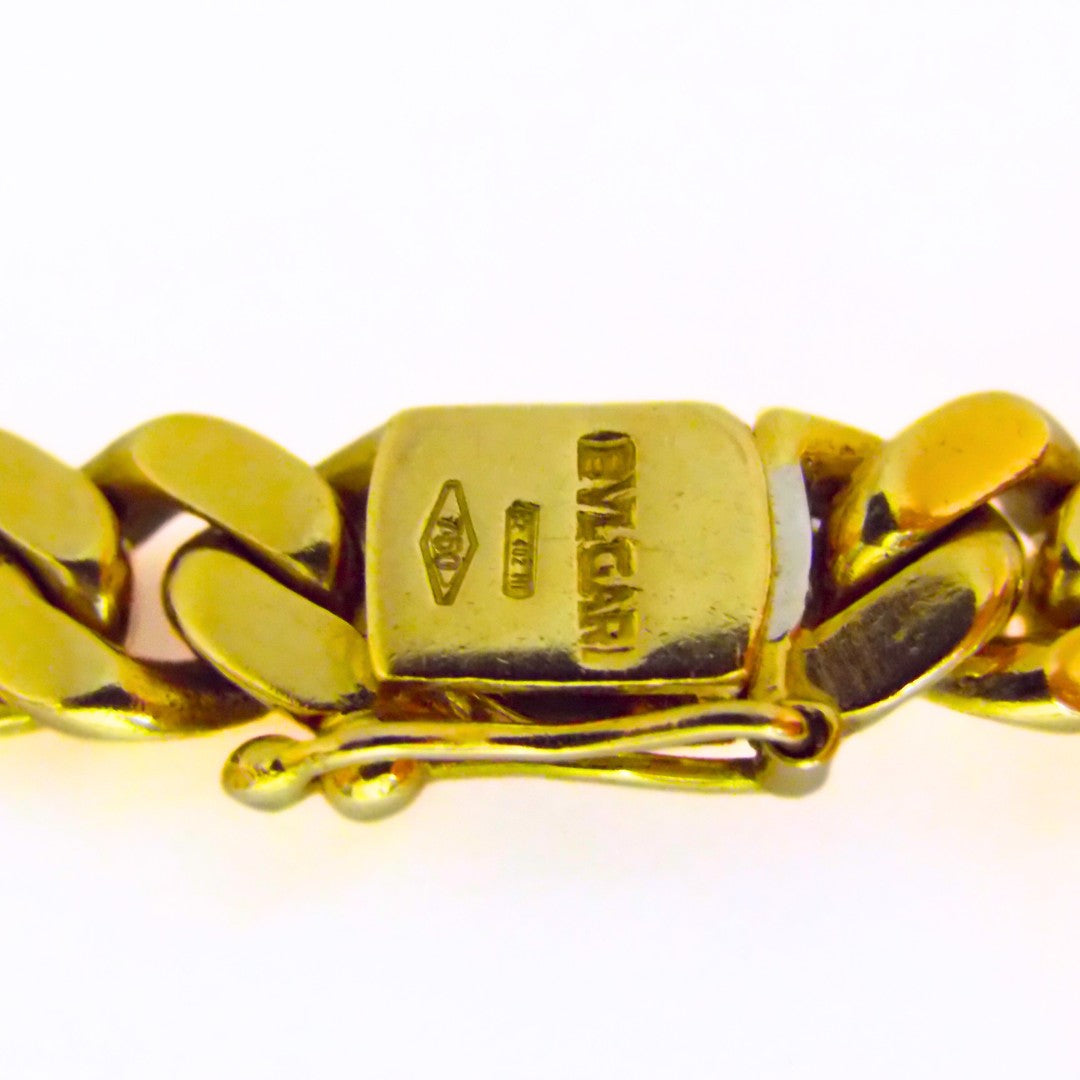 Bulgari 18K Gold 3 Coin Monete Necklace
