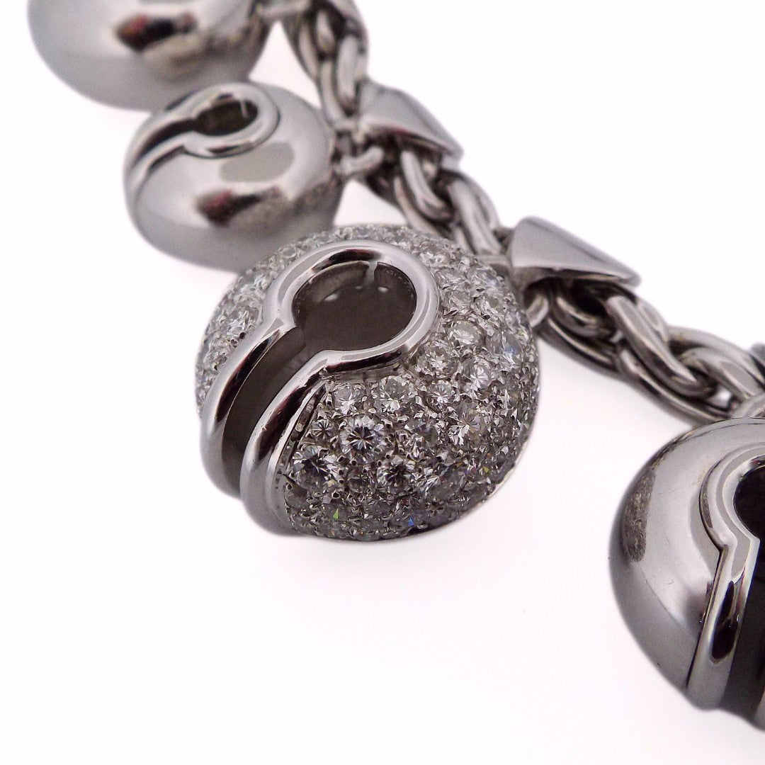 Marina B 'Campanelli' 18K White Gold Diamond Necklace