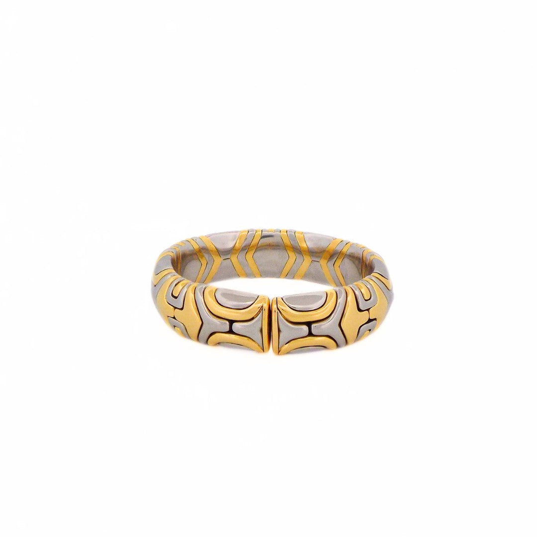 Bulgari Alveare 18K Gold Steel Bracelet