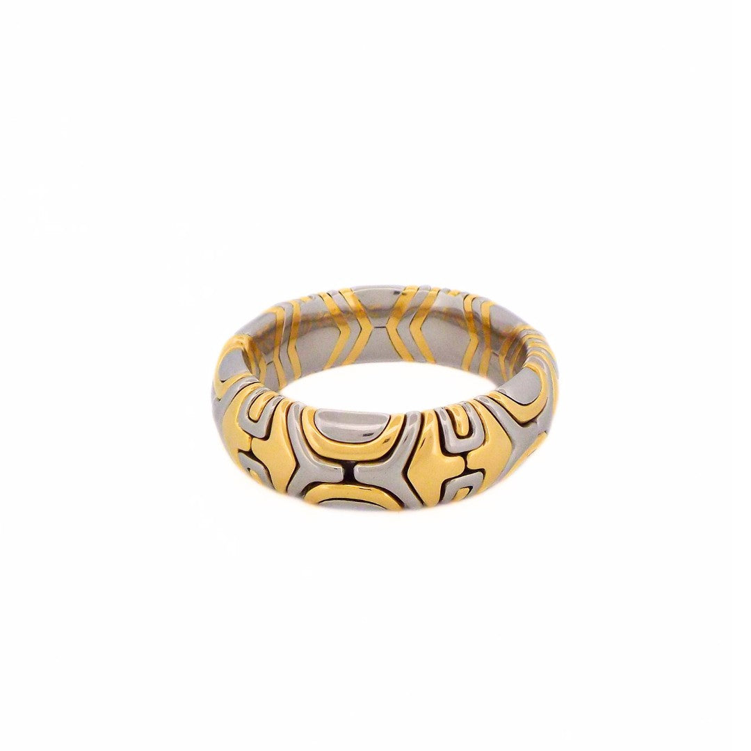 Bulgari Alveare 18K Gold Steel Bracelet