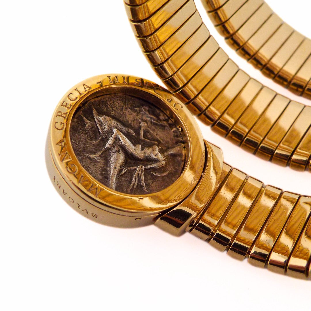 Bulgari Monete 'Tubogas' Triple Row Bracelet
