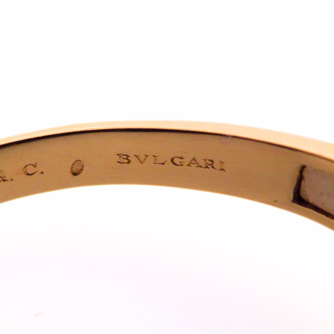 Bulgari 18K Double Monete Ruby Hinge Bracelet