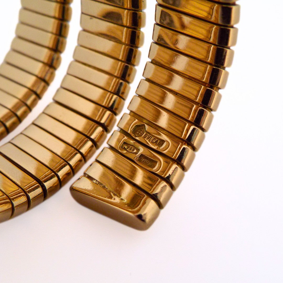 Bulgari Monete 'Tubogas' Triple Row Bracelet