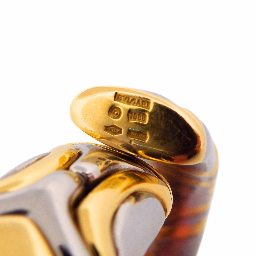 Bulgari Alveare 18K Gold Steel Bracelet