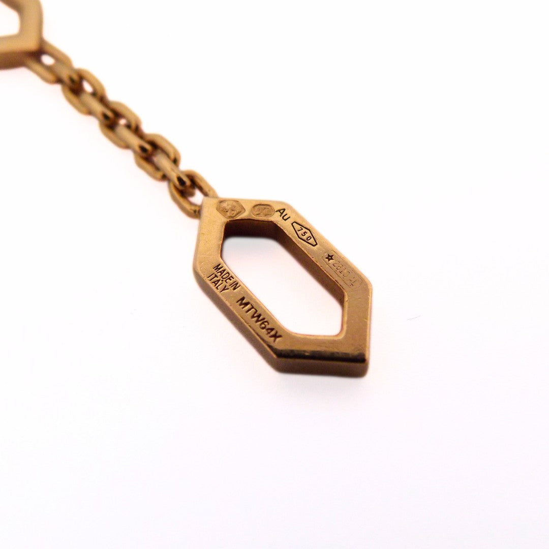 Bulgari 18K Gold 'Serpenti Seduttori' Diamond Rubellite Pendant Chain Necklace