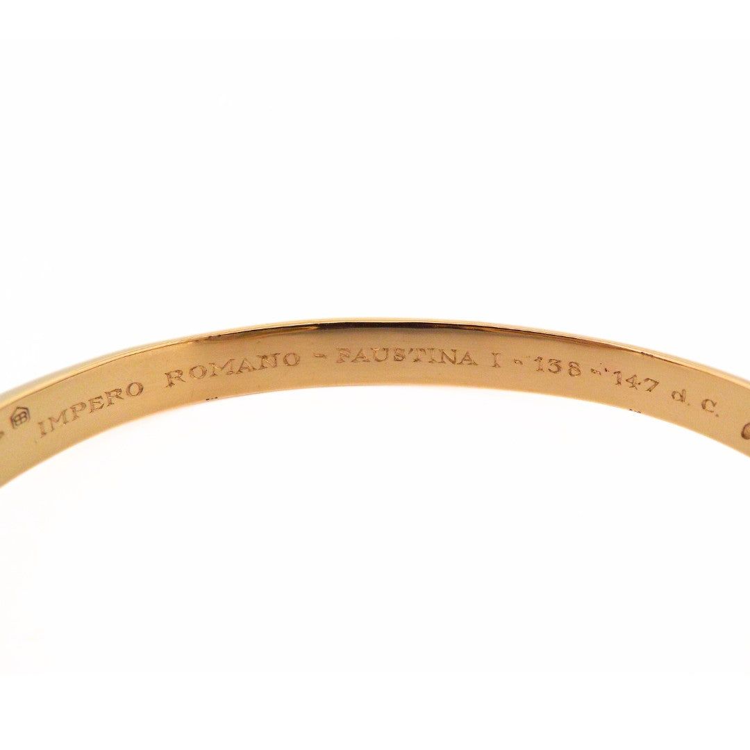 Bulgari 18K Double Monete Ruby Hinge Bracelet