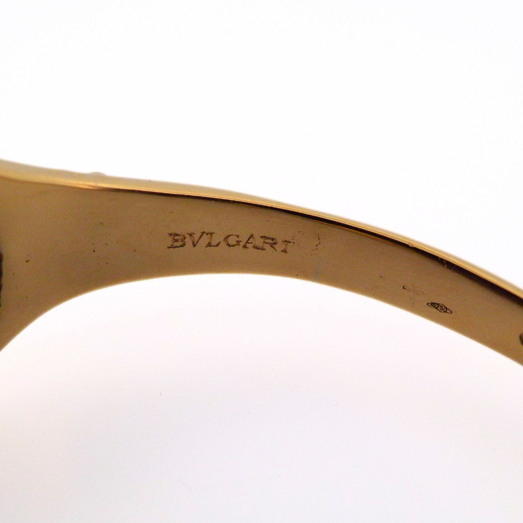 Bulgari Double Monete 18K Gold Hinge Bracelet