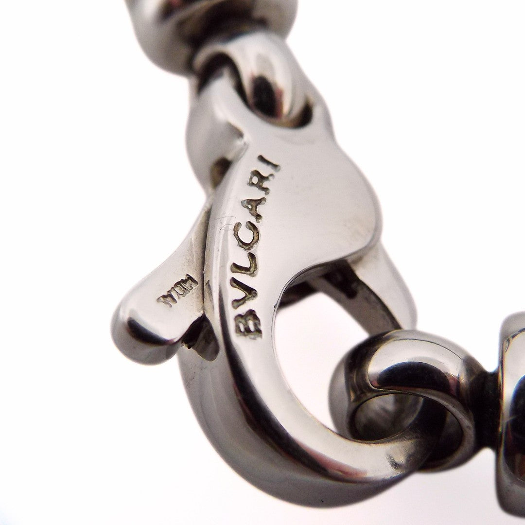 Bulgari 18K Mother-of-Pearl Diamond Leather Rope Necklace