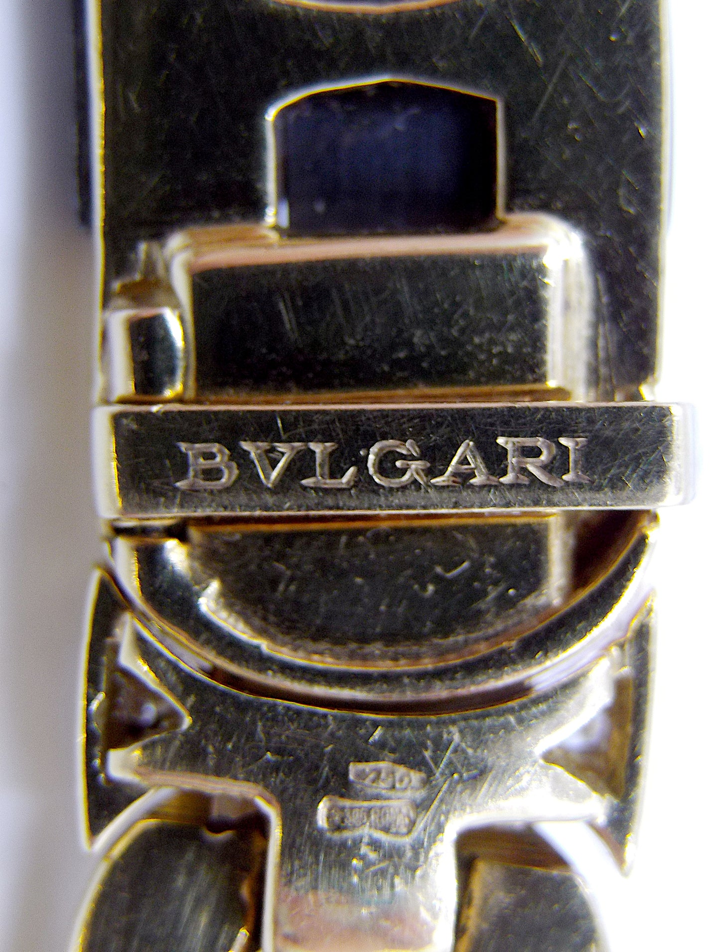 Bulgari 18K Yellow Gold Hematite Diamond Collar Necklace