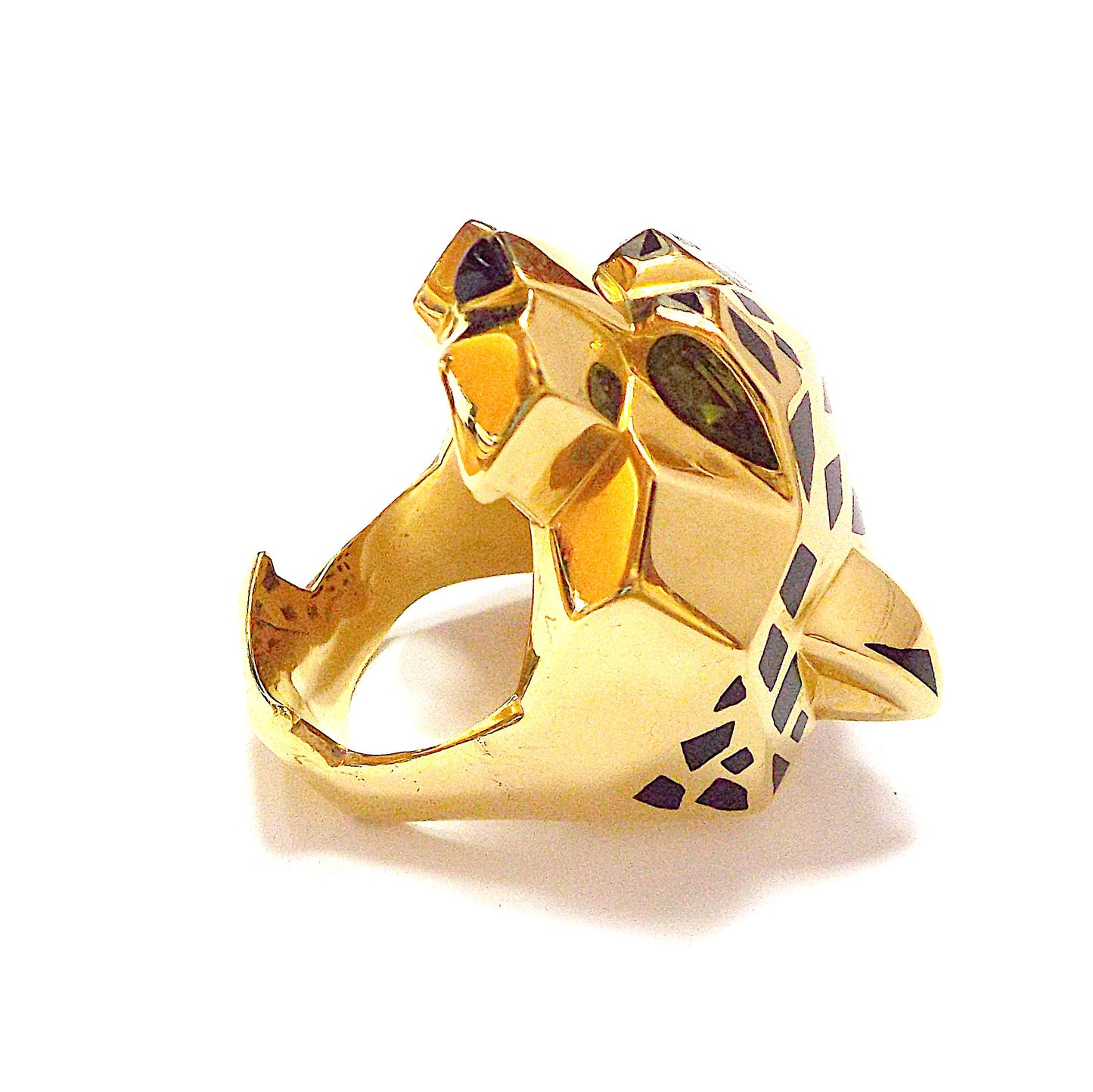 Panthere de Cartier 18K Yellow Gold Ring Size 60