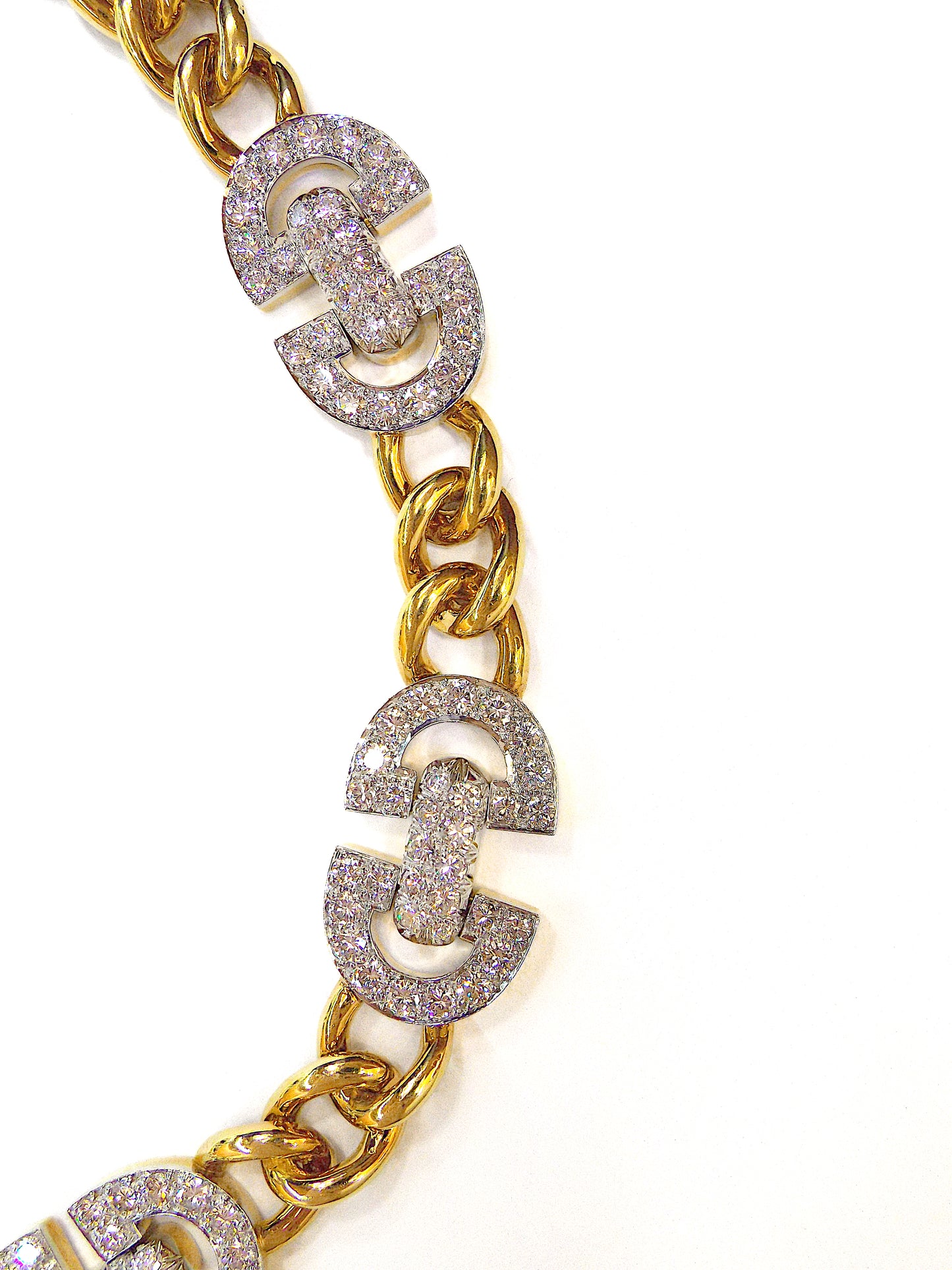 David Webb Gold and Diamond Necklace