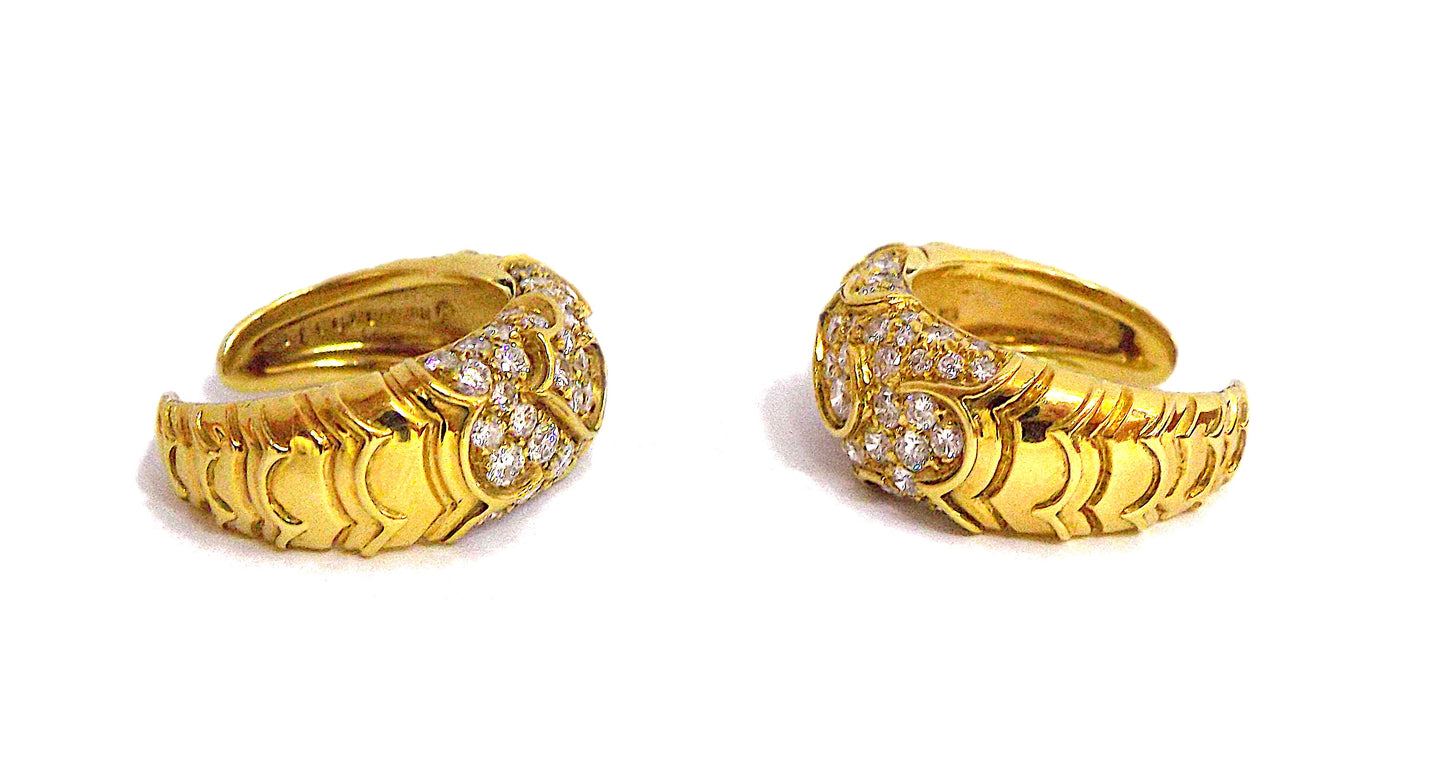 Marina B 'Onda' Diamond and Gold Rings