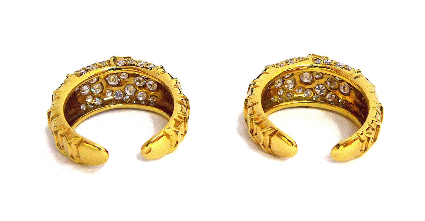 Marina B 'Onda' Diamond and Gold Rings