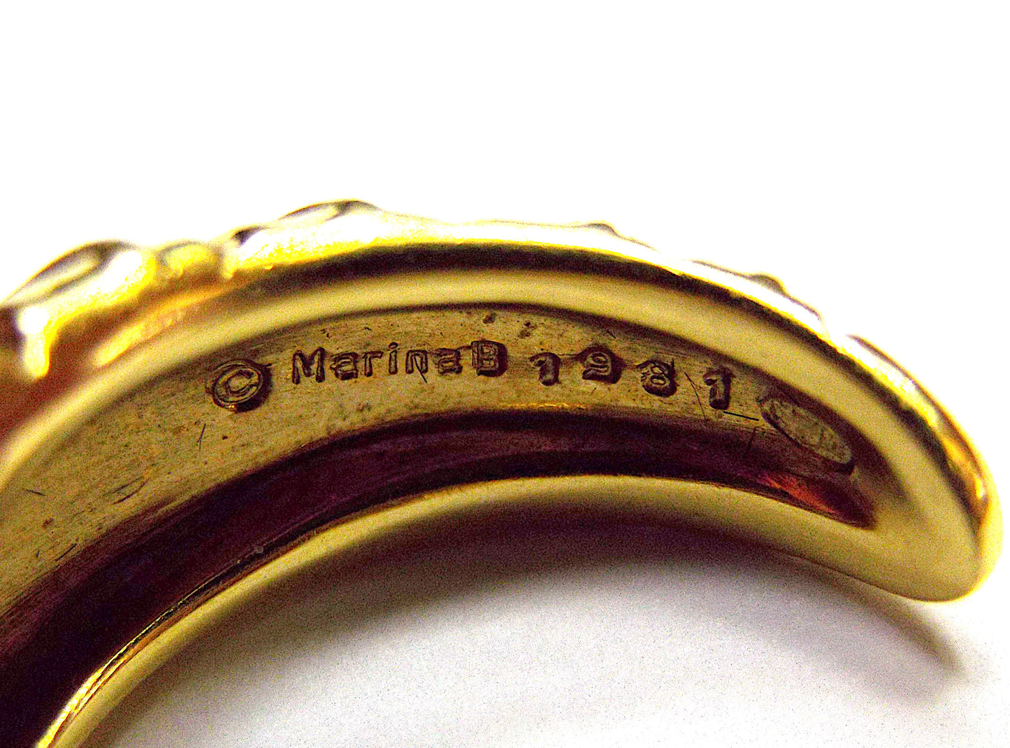 Marina B 'Onda' Diamond and Gold Rings