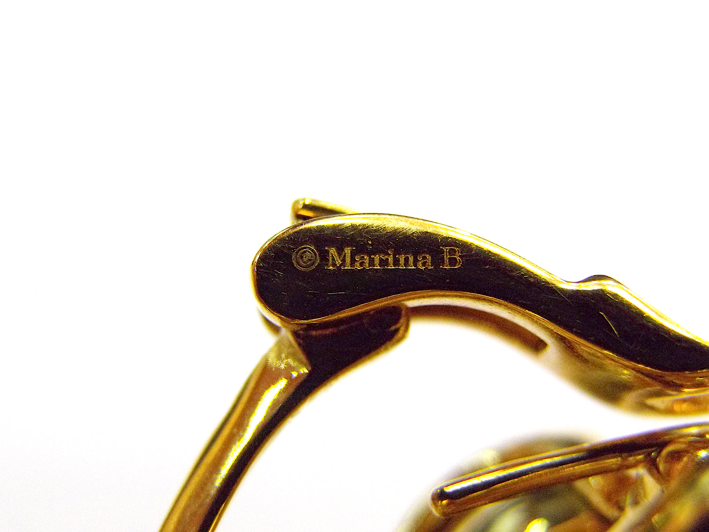 Marina B 'Atomo' 18K Gold Earrings
