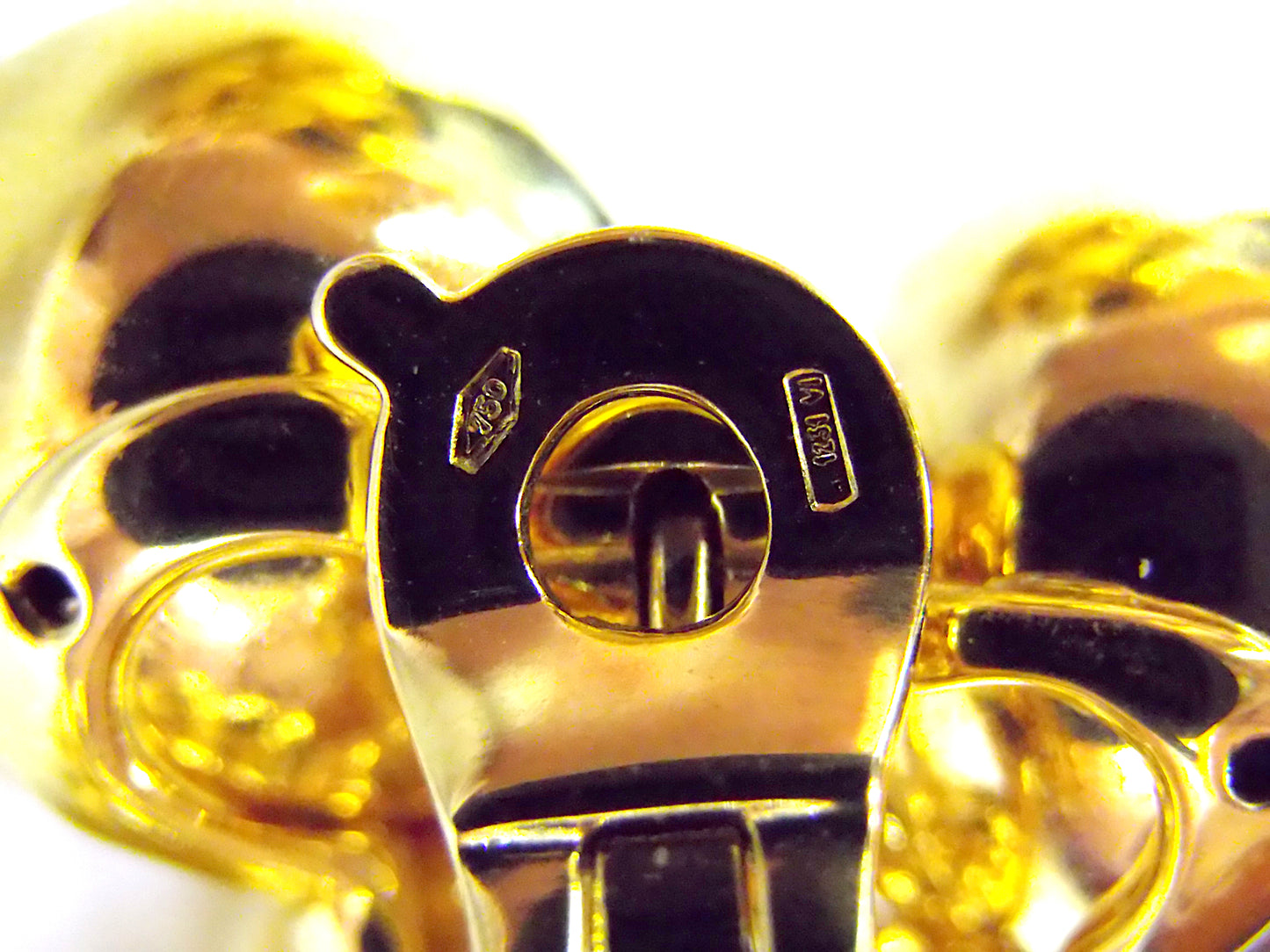 Marina B 'Atomo' 18K Gold Earrings