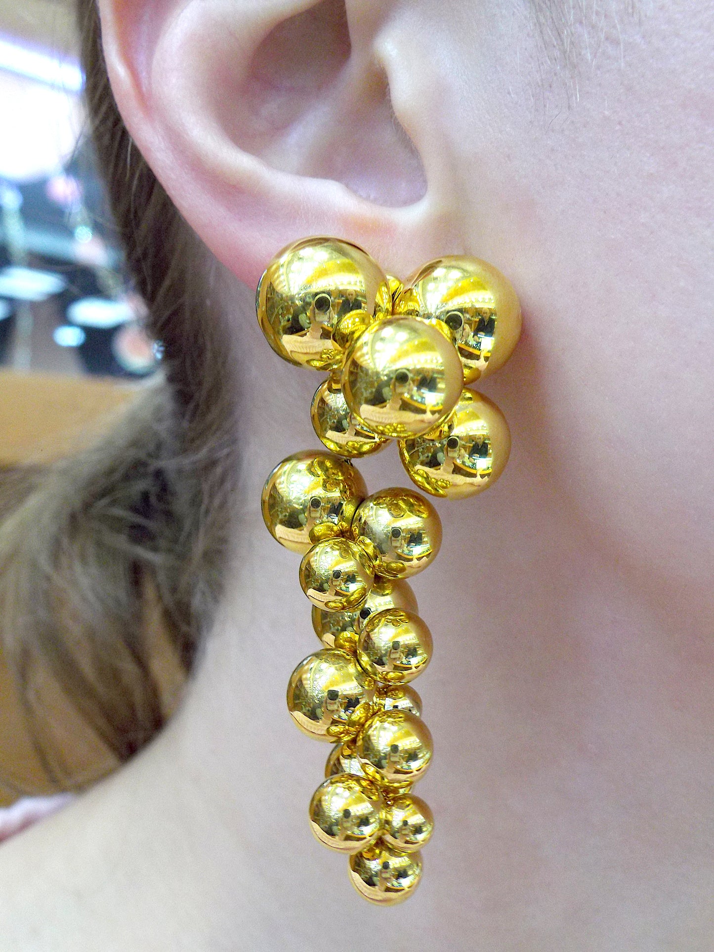 Marina B 'Atomo' 18K Gold Earrings