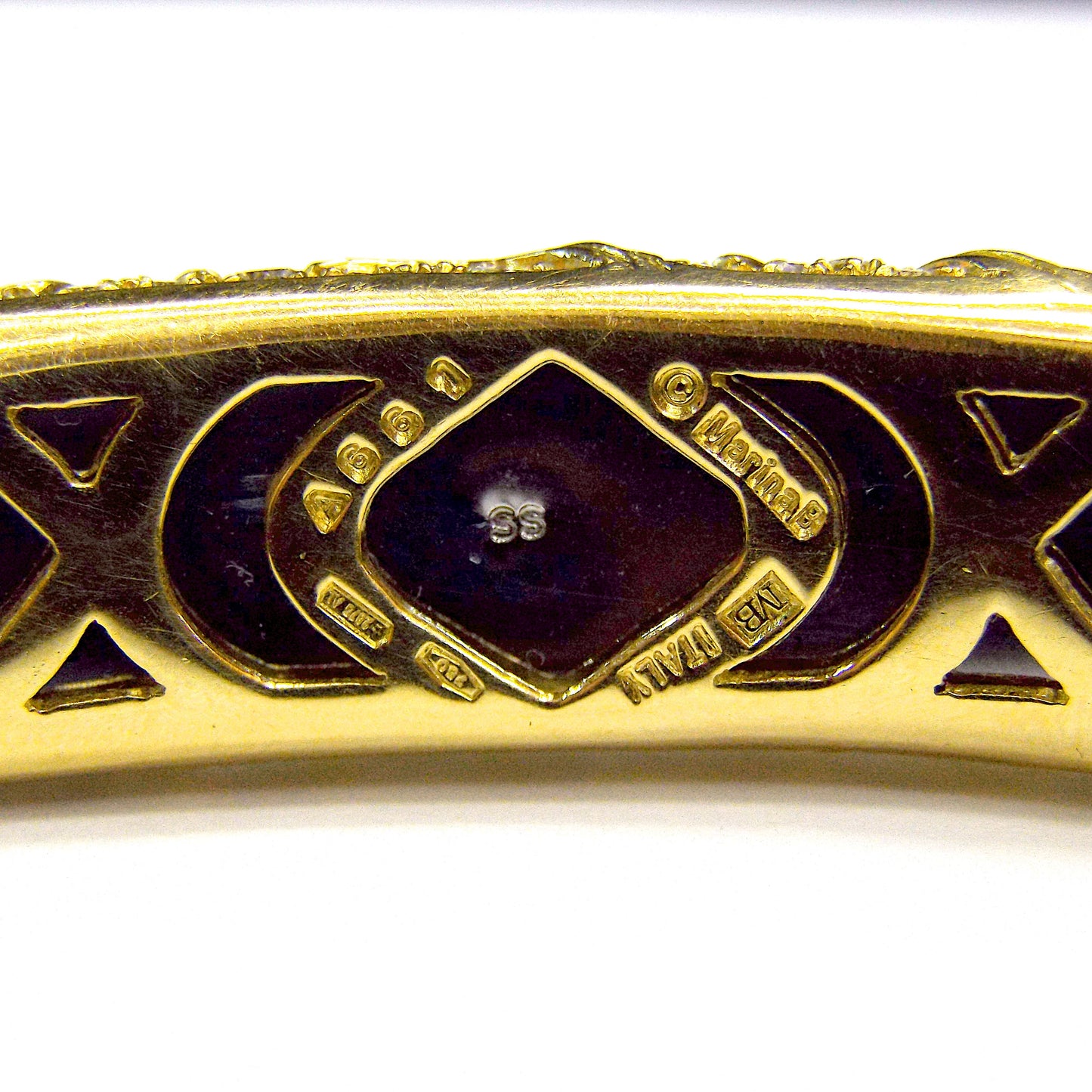 Marina B Gold Diamond 'Onda' Choker Necklace