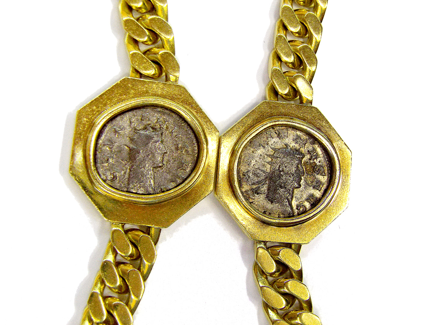 Bulgari Monete Gold Ancient Coin Necklace