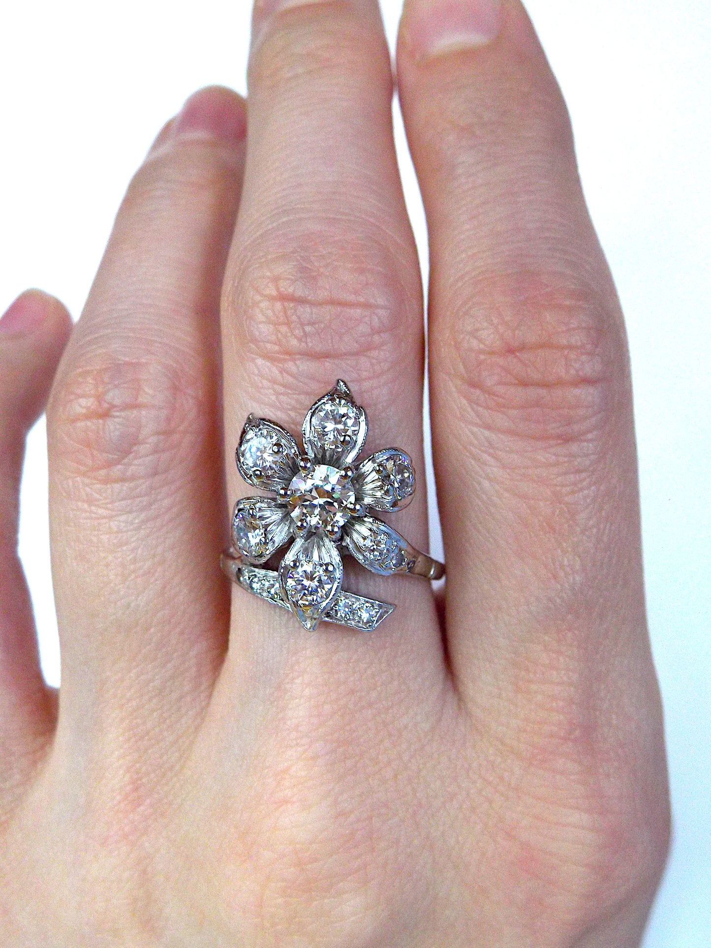 A Platinum Diamond Ring