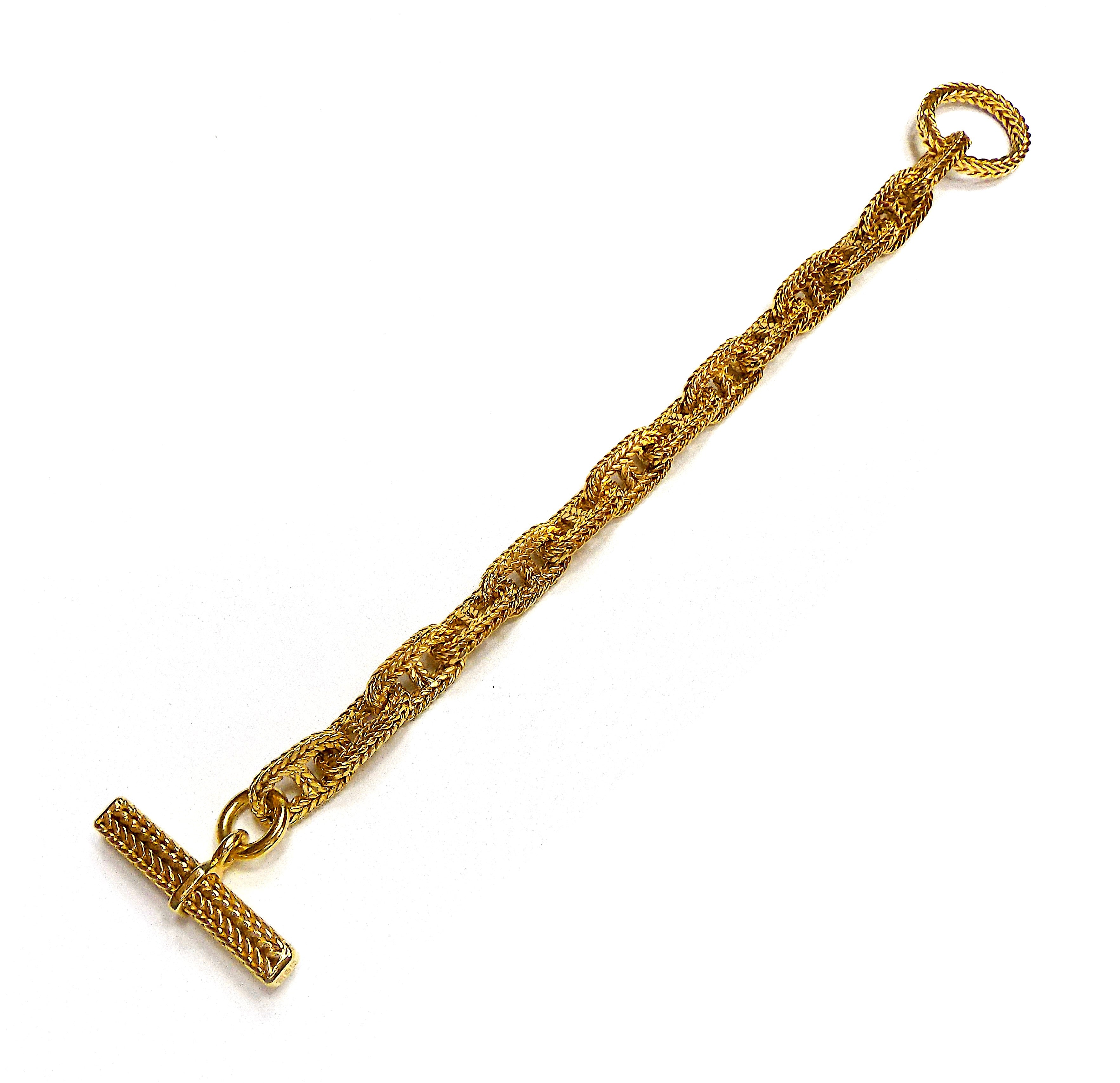 【Hermes】Etrier bracelet Yellow gold ◆国内発送◆ 100016FO37_front_wm_2?size=