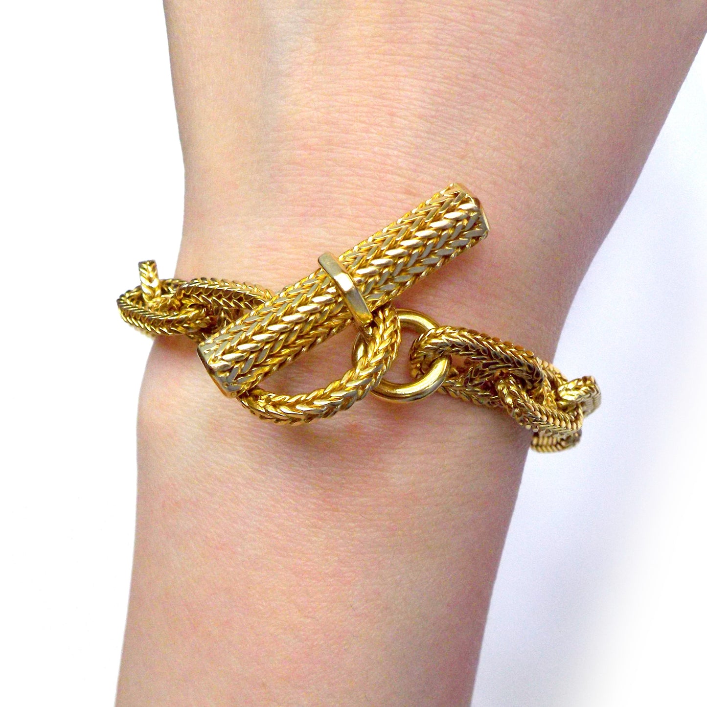 George L'Enfant for Hermes, 18K Yellow Gold Chaine D'Ancre Bracelet