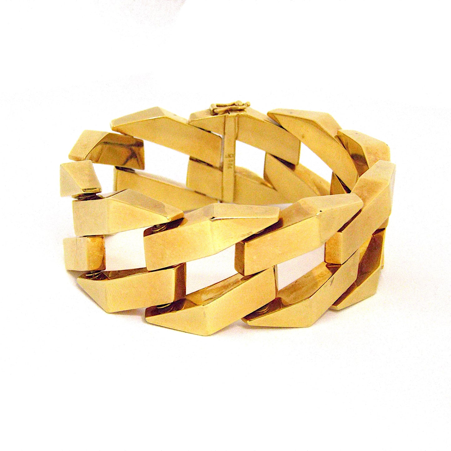 18K Yellow Gold Polished Link Bracelet
