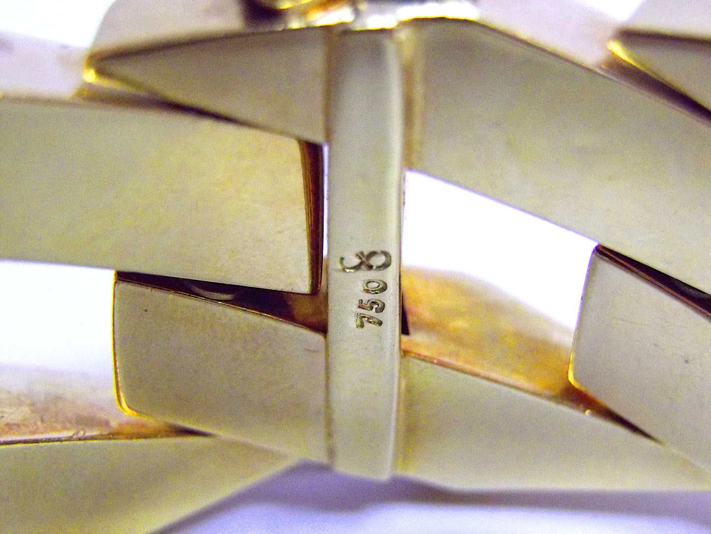 18K Yellow Gold Polished Link Bracelet