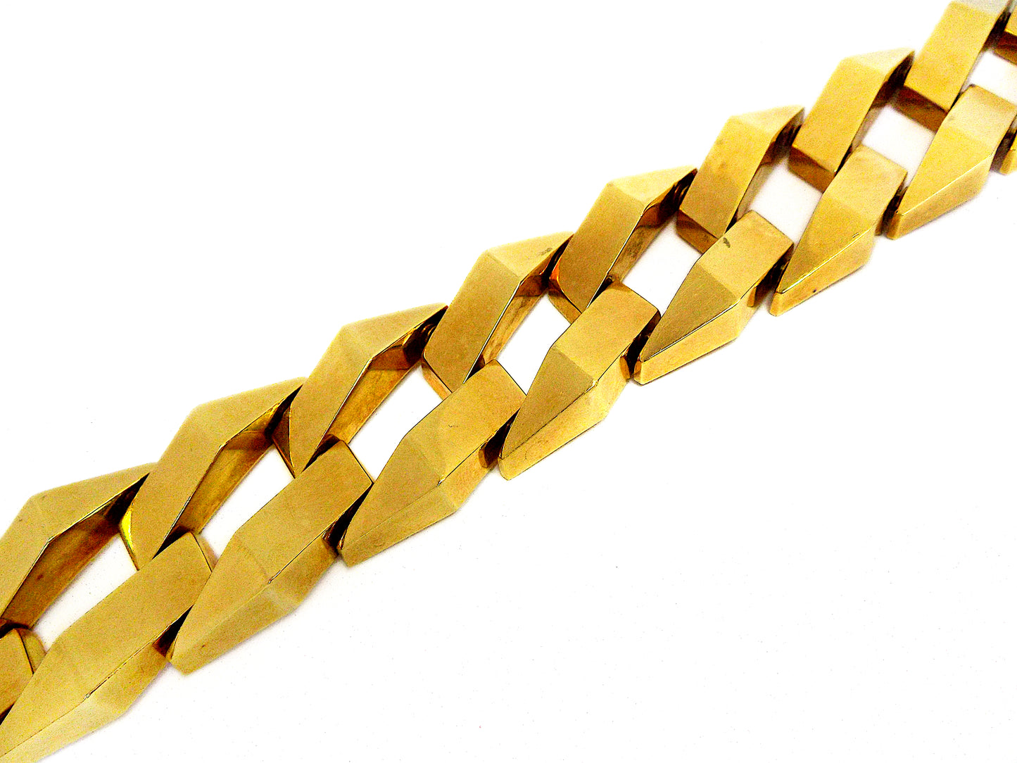 18K Yellow Gold Polished Link Bracelet