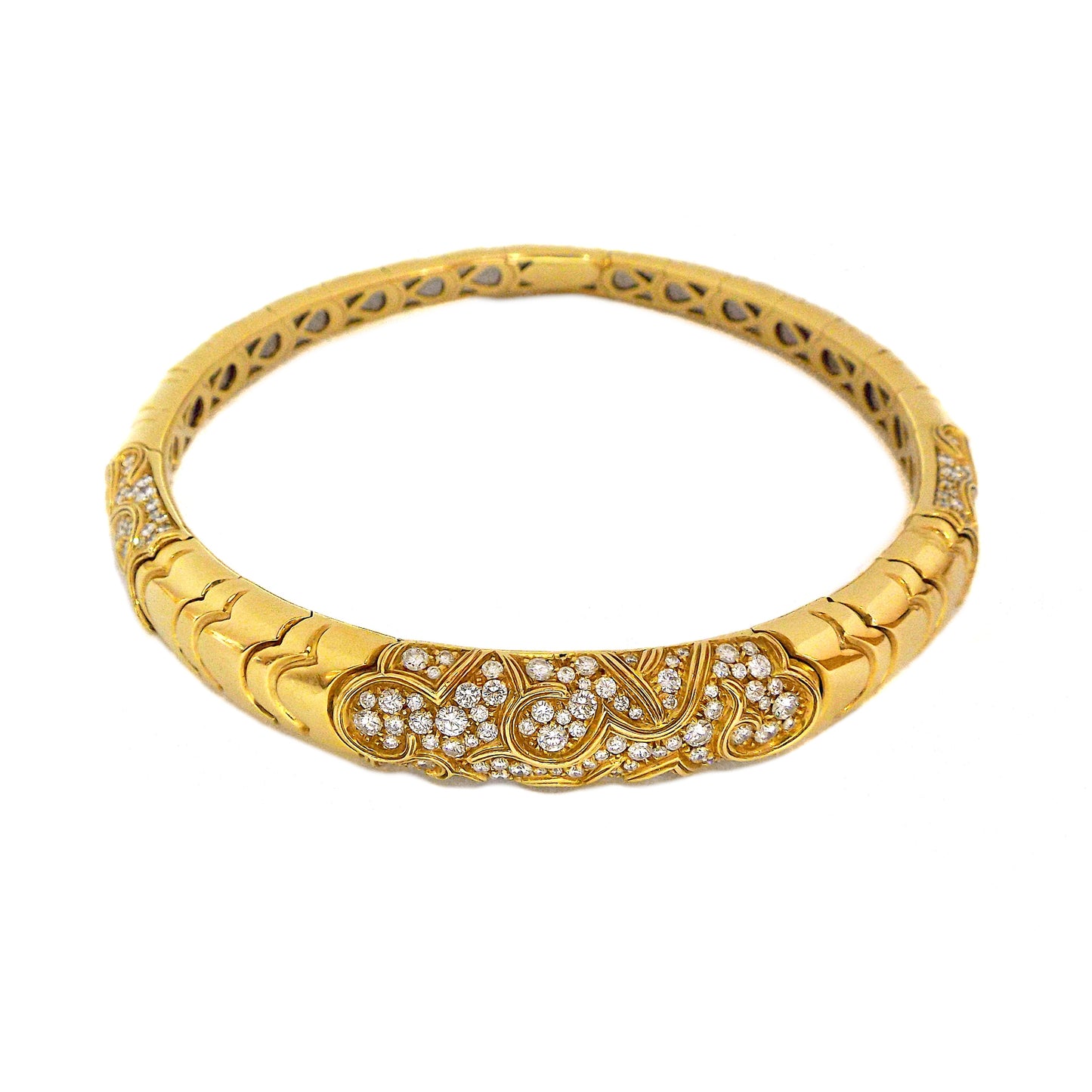 Marina B Gold Diamond 'Onda' Choker Necklace