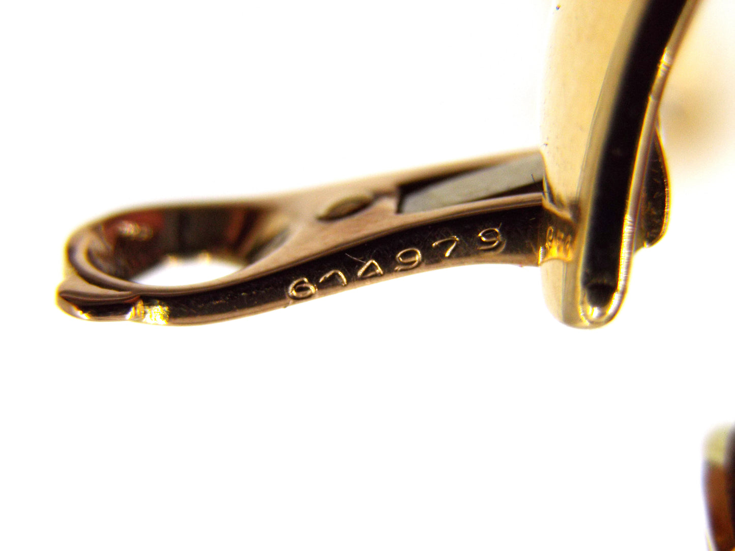 Cartier Panthere Emerald 18K Yellow Gold Hoop Earrings