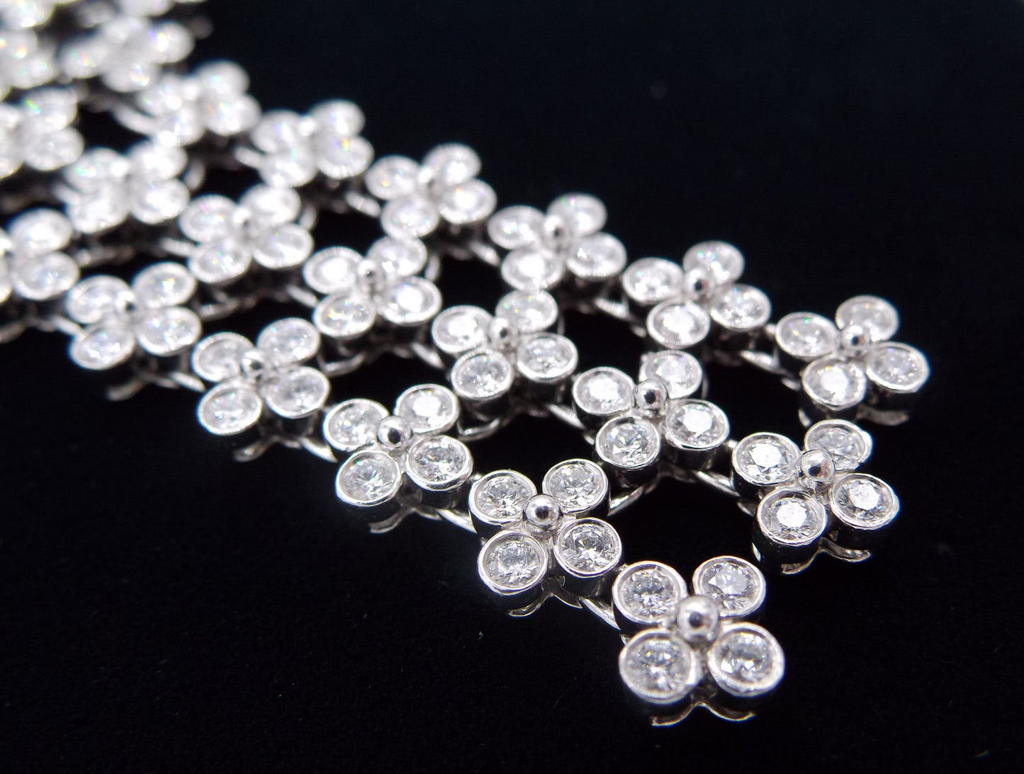 Tiffany & Co. Platinum Diamond 'Lace' Necklace