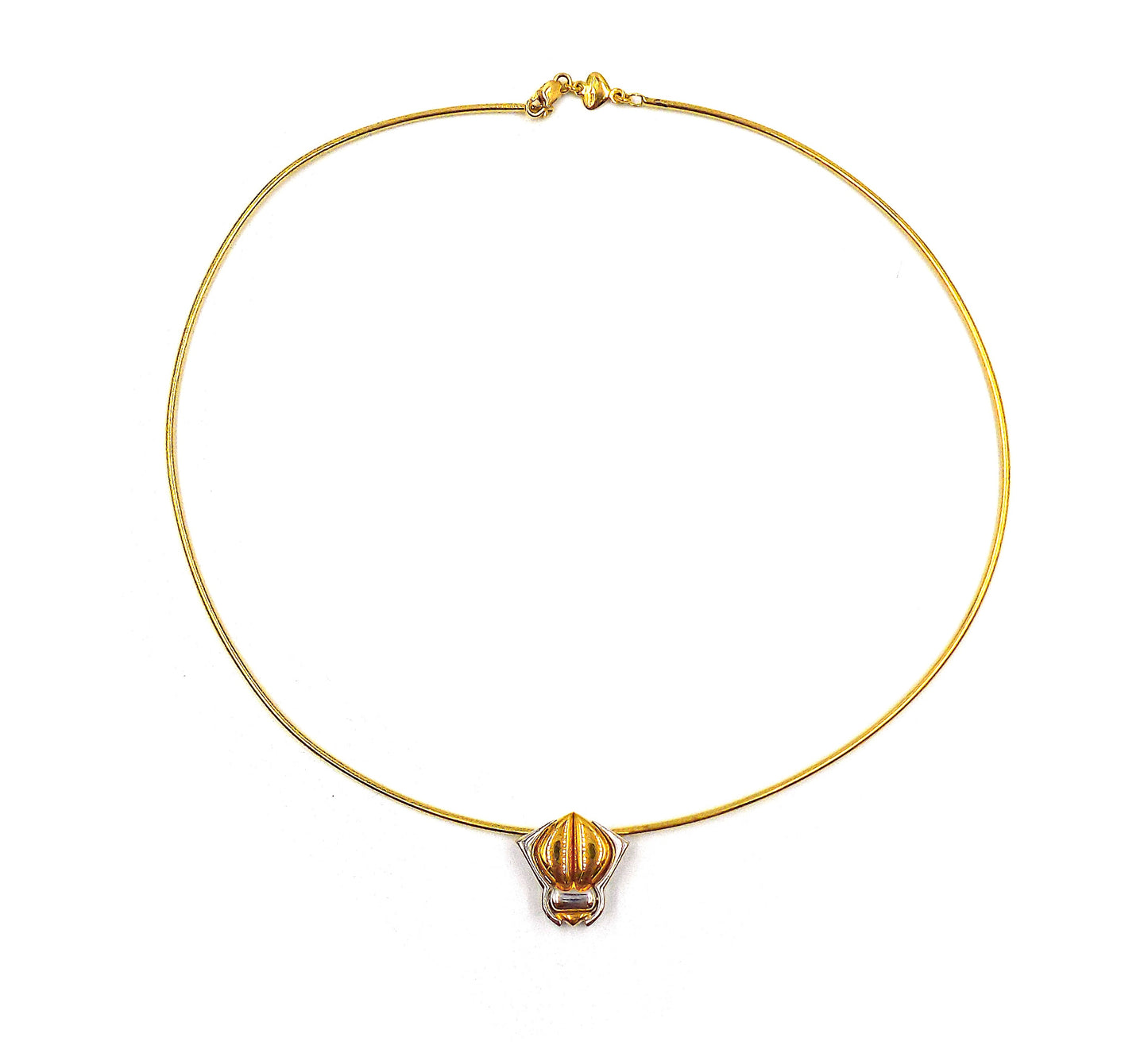 Marina B Beetle 18K Gold Pendant Necklace