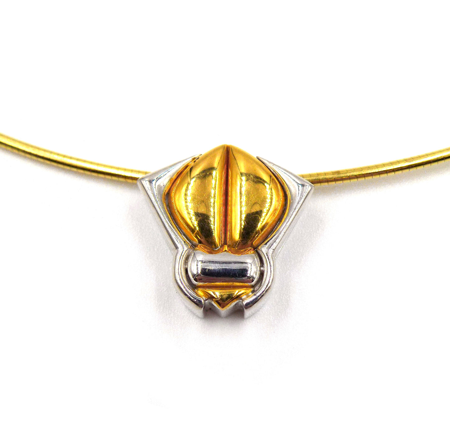 Marina B Beetle 18K Gold Pendant Necklace