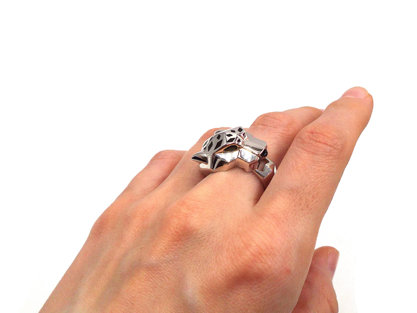 Cartier Panthere 18K White Gold Ring