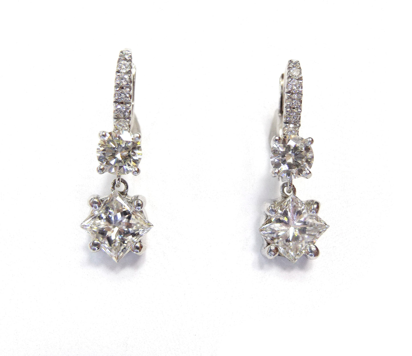 Everyday Platinum Diamond Earrings