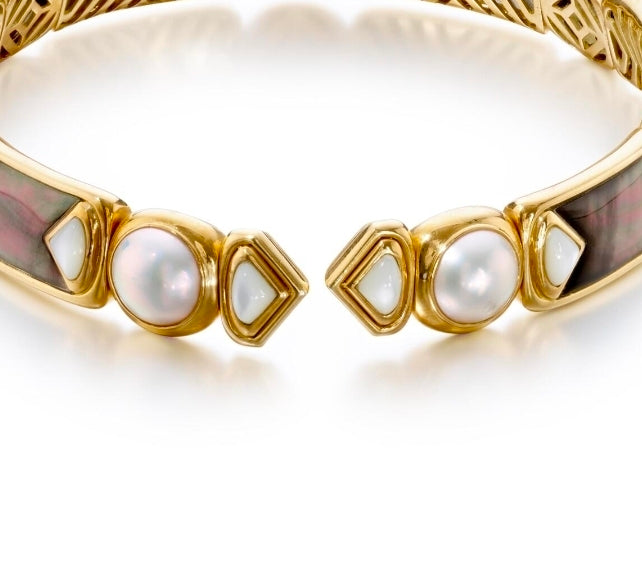 Marina B Mother of Pearl Choker Necklace