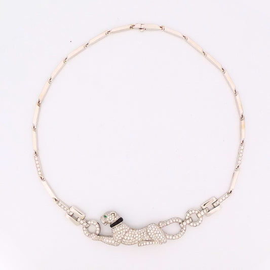 Cartier Diamond Gem-Set 'Panthere de Cartier" Necklace, France