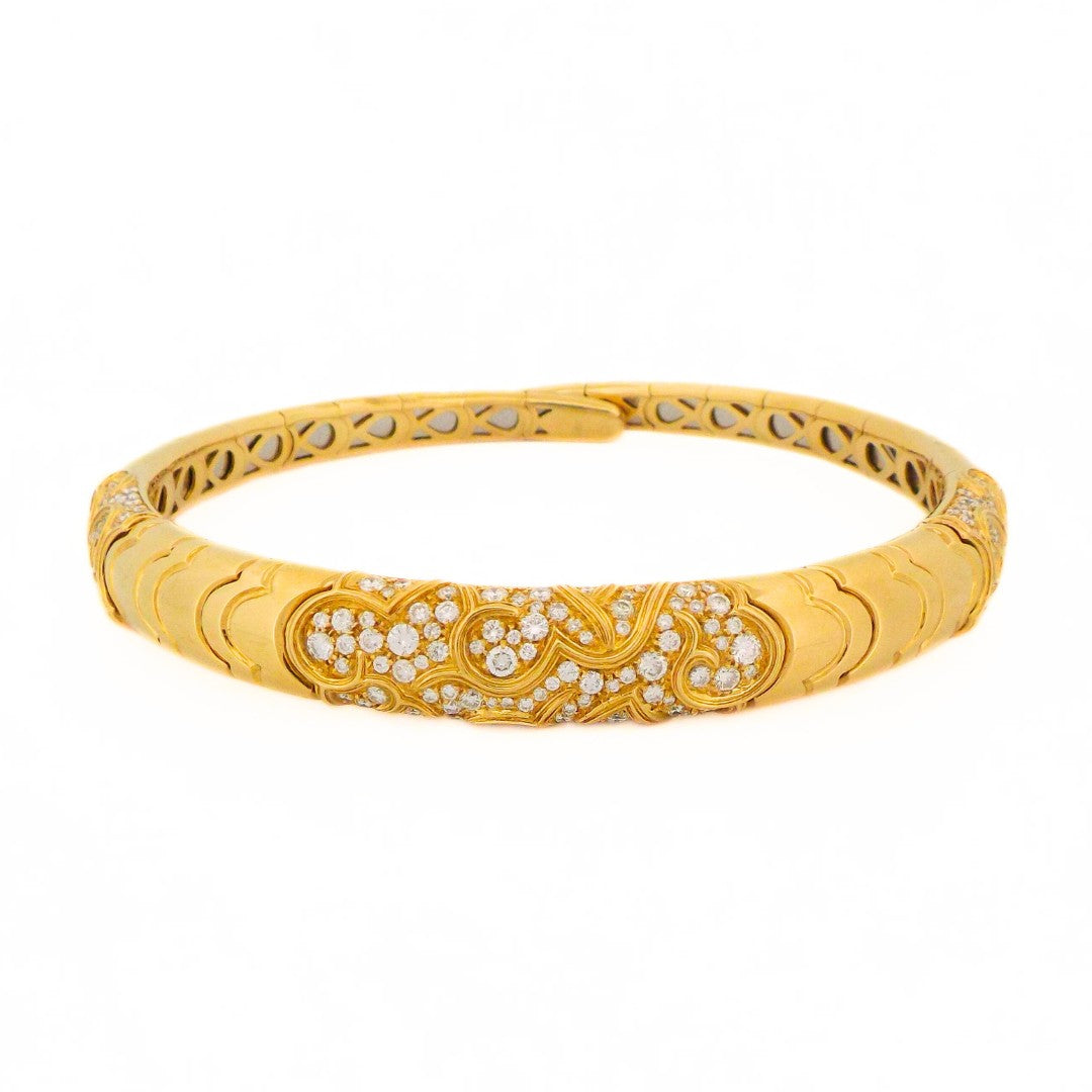 Marina B Gold Diamond 'Onda' Choker Necklace