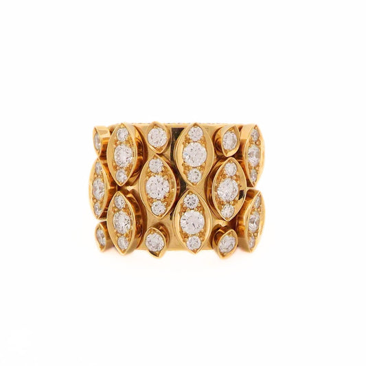 Cartier 18K Yellow Gold Diamond 'Diadea' Ring