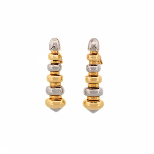 Bulgari 18K Bicolor Gold Celtica Earclip Earrings