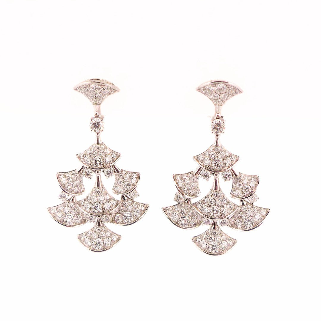 Bulgari 18K Diamond 'Divas' Dream' Earrings