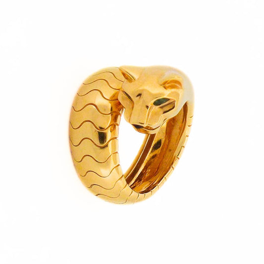 Cartier 18K 'Lakarda' Panthère Ring SZ 55